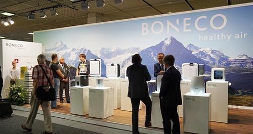 空凈智能化成主流 2016IFA展會前瞻(圖4) IFA展會上的空氣凈化器展臺